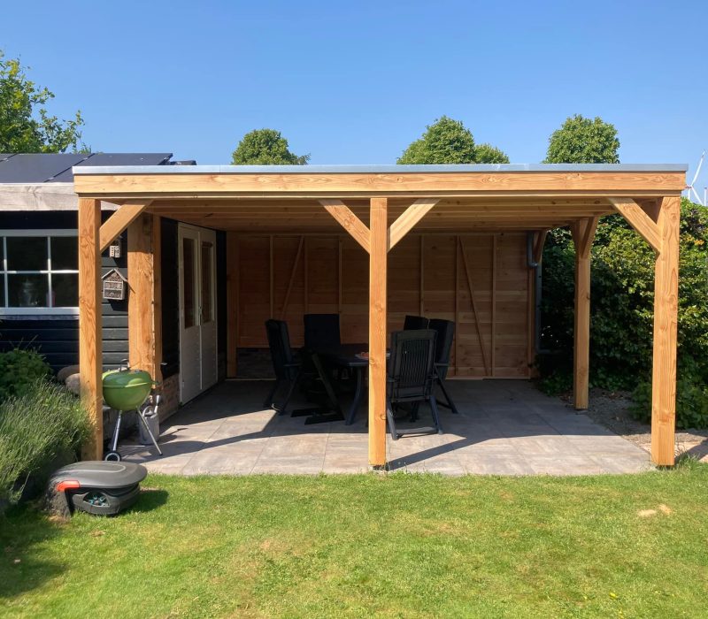 Tuinaanpassing en overkapping